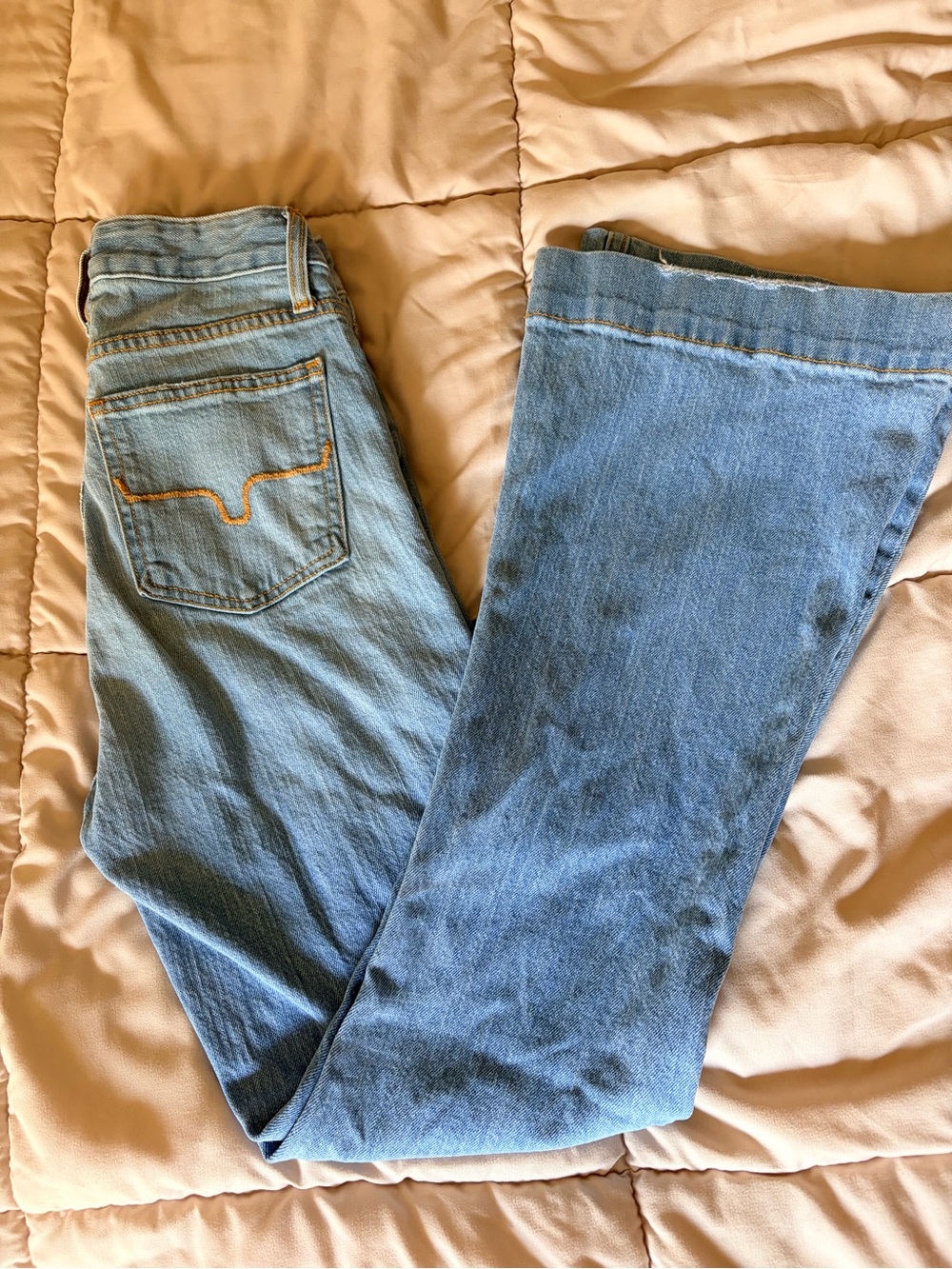 Kimes Ranch Light Blue Flare Jeans